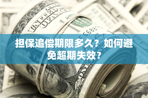 济南担保追偿期限多久？如何避免超期失效？