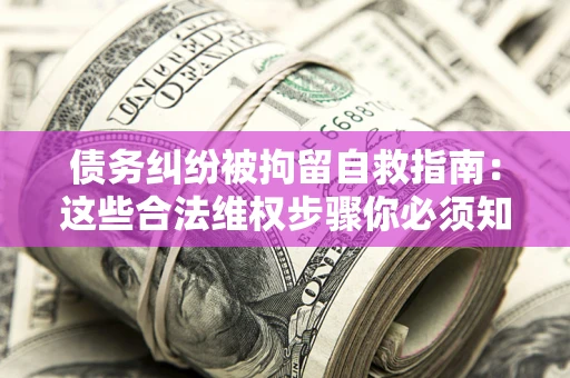 济南债务纠纷被拘留自救指南：这些合法维权步骤你必须知道！