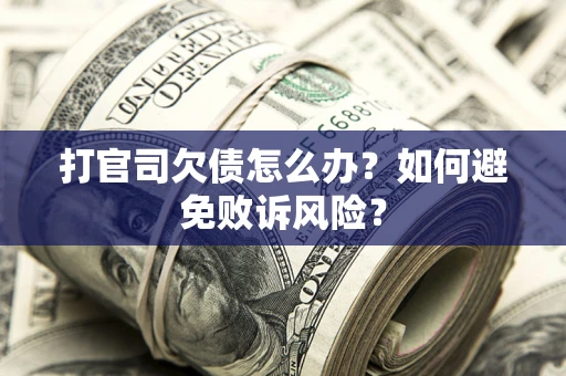 济南打官司欠债怎么办？如何避免败诉风险？
