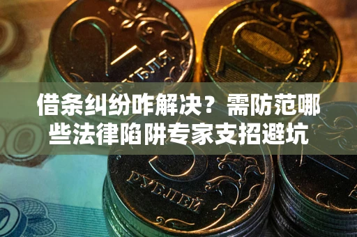 济南借条纠纷咋解决？需防范哪些法律陷阱专家支招避坑