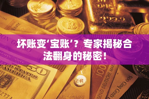济南坏账变‘宝账’？专家揭秘合法翻身的秘密！
