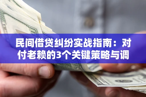 济南民间借贷纠纷实战指南：对付老赖的3个关键策略与调解盲区解析