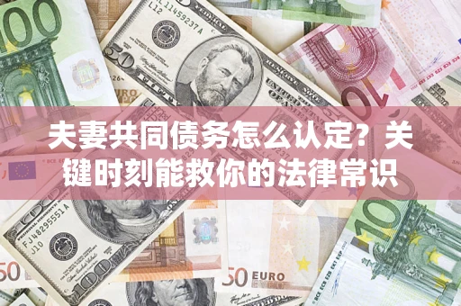 济南夫妻共同债务怎么认定？关键时刻能救你的法律常识